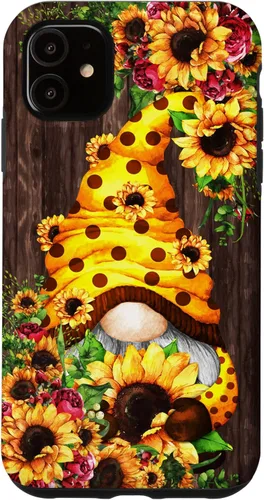 Vista 8 de Yellow Sunflower Gnome for Women Cute Summer Flower Pattern Case for iPhone 17