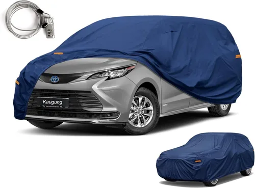 Vista 115 de Kaugung Funda impermeable pesada para automóvil, ajuste personalizado para Ford Mustang GT/Shelby/Cobra/Bullitt (1970-2025), cubierta exterior