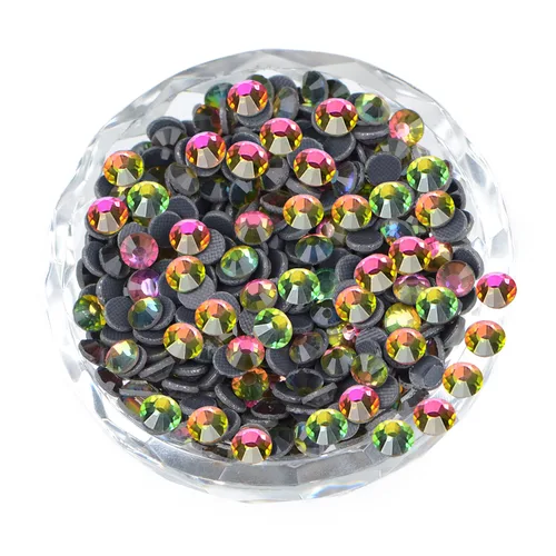 Vista 35 de LPBeads 10000 unidades de diamantes termoadhesivos SS6 amatista con parte trasera plana, gemas de diamantes de imitación de cristal redondas