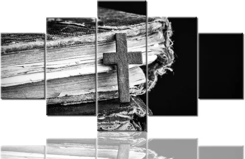 Vista 45 de TUMOVO Jesús Christian - Pintura sobre lienzo de 5 piezas