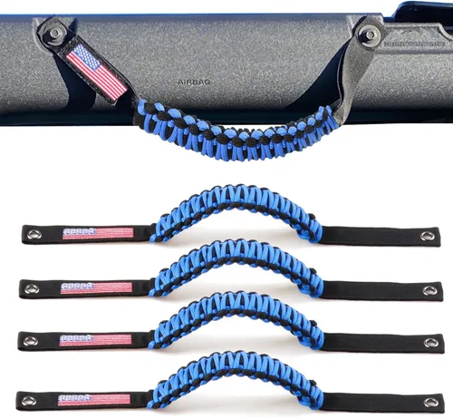 Vista 11 de Asas de agarre de barra antivuelco para Ford Bronco 2021 2022 2023 2024 2025 2 accesorios de 2 puertas y 4 puertas, mango de agarre de paracaídas