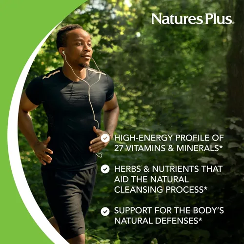 Vista 3 de NaturesPlus Regeneration - 90 cápsulas blandas - Suplemento multivitamínico y mineral con extractos botánicos y antioxidantes - Sin gluten - 30