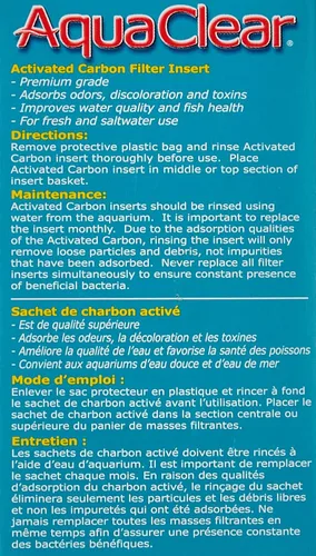 Vista 2 de Aqua Clear 20 carbón activado, 1.5 oz.