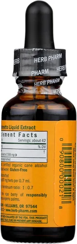 Vista 2 de Herb Pharm Saw Palmetto Berry Extracto líquido para apoyo de próstata - 1 onza (DSAW01)
