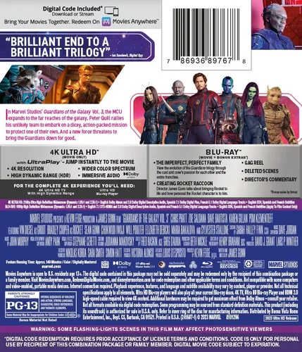 Vista 2 de Guardians of the Galaxy Vol. 3 4K UHD