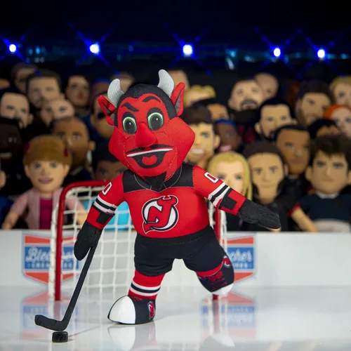 Vista 79 de Bleacher Creatures Anaheim Ducks Wild Wing - Figura de peluche de mascota de la NHL de 10 pulgadas (uniforme triangular verde azulado), una mascota