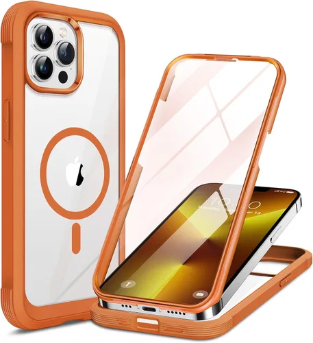 Vista 182 de Miracase Glass Series - Funda para iPhone 11 de 6.1 pulgadas, funda resistente de cuerpo completo mejorado con protector de pantalla de vidrio Negro