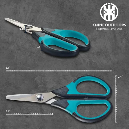 Vista 4 de KNINE OUTDOORS Kit de herramientas de pesca de 6 piezas, alicates de pesca, cuchillo de filete de pescado, pinza de pesca, tijeras de pesca