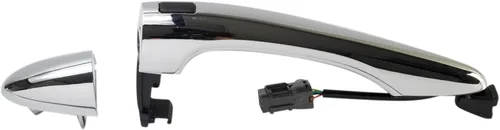 Vista 191 de TRQ Manija de puerta exterior delantera derecha cromada para el lado del pasajero compatible con Dodge Durango Jeep Grand Cherokee 2011-2021