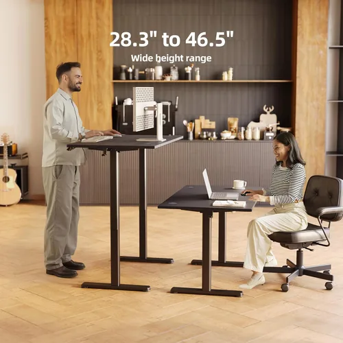 Vista 50 de INNOVAR Escritorio eléctrico de pie, escritorio de pie de altura ajustable, escritorio de pie de 40 x 24 pulgadas para computación de oficina