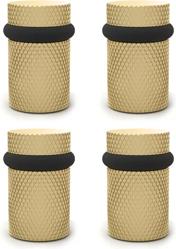 Vista 61 de Mega Handles Tope de Puerta de Piso, Tope Negro de Instalación Rápida Protector de Pared, Protectores de Pared contra Pomos de Puerta, Tope