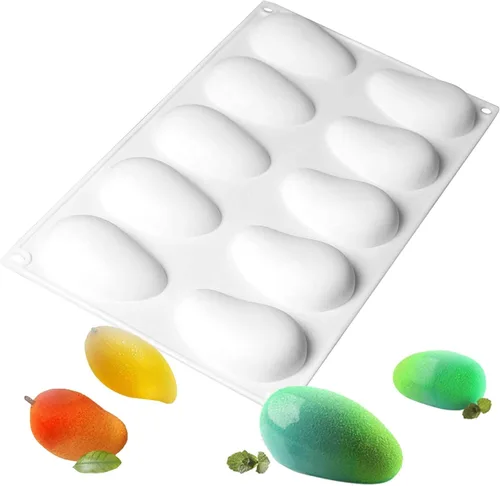 Vista 18 de OCPO KITCHEN Moldes de Silicona con Forma de Plátano 3D para Hornear Pasteles de Mousse, Molde de Horneado de Silicona 3D para Dulces, Pastelería