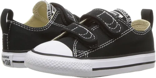 Vista 10 de Converse Chuck Taylor All Star 2v Tenis de cuero bajas para niños