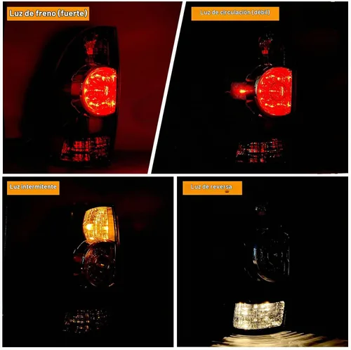 Vista 5 de Luces traseras compatibles con Tacoma 2005-2015