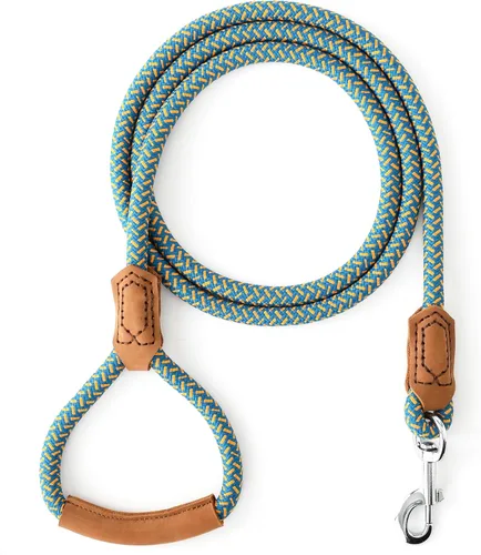Vista 41 de Mile High Life Correa corta para perros grandes, correa de cuerda corta para perro con cierre resistente de metal resistente, conexión a medida