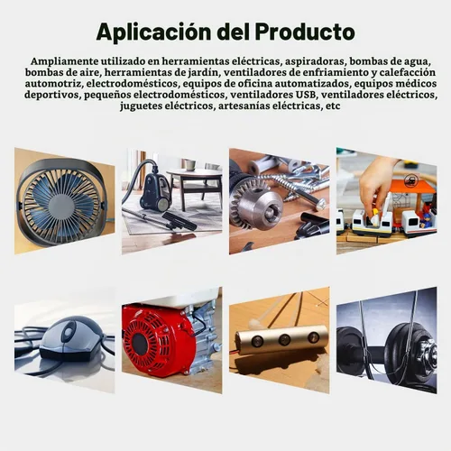 Vista 6 de Paquete de 8 motores de CC 3V-12V 280 Micro Motor para DIY Avión RC