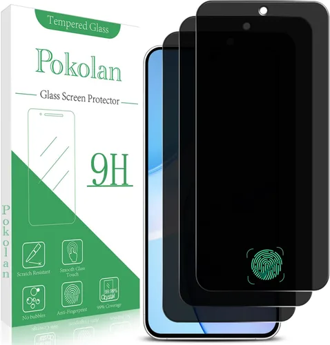 Vista 20 de Pokolan Paquete de 3 protectores de pantalla para Samsung Galaxy S21 Plus Transparente