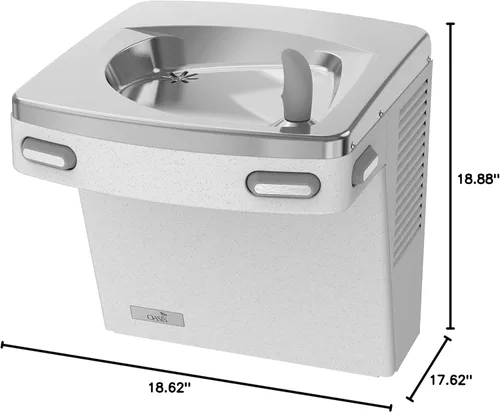 Vista 2 de Oasis Fuente refrigerada modelo de conservación de energía/agua VersaCooler II de PG8AC, Greystone