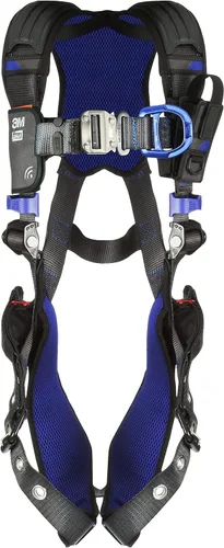 3M 1140133 DBI-SALA ExoFit X300 - Arnés de escalada cómodo, protección contra caídas, OSHA, ANSI, industria general, anillo en D trasero y delantero