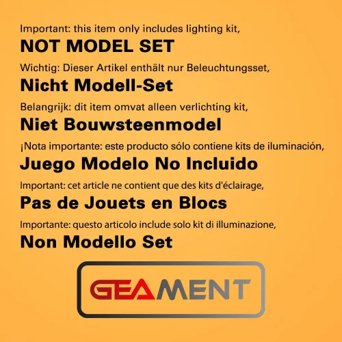 Vista 2 de GEAMENT Kit de luces LED compatible con Lego Airbus H175 Rescue Helicopter – Juego de iluminación para modelo Technic 42145 (modelo no incluido)