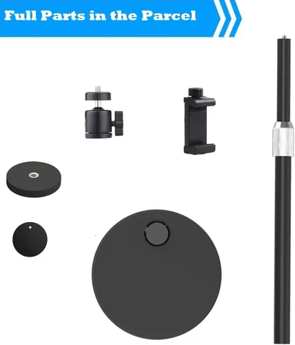 Vista 2 de Brio - Soporte para cámara web, soporte magnético para trípode de escritorio compatible con cámaras web Logitech Brio 101 100/Brio 301 300/Brio 501