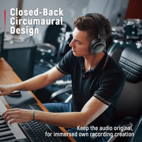 Vista 7 de FIFINE Micrófono USB de grabación de auriculares de 0.138 in/0.250 in, paquete de estudio en MAC OS, Windows, para podcasting, YouTube, videos