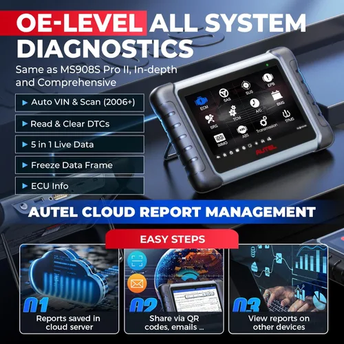 Vista 6 de Autel - MK808 Herramienta de diagnóstico automotriz