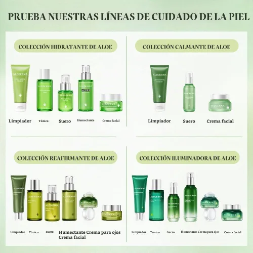 Vista 3 de Aloderma Set nutritivo de aloe para el cuidado del cabello - Champú y acondicionador nutritivo