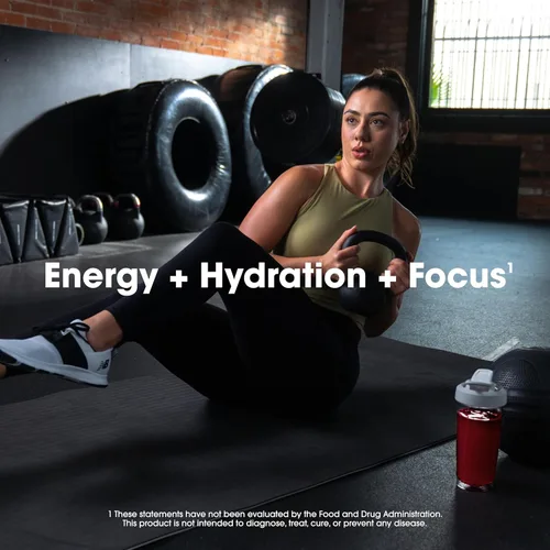 Vista 8 de Optimum Nutrition Amino Energy Powder Plus Focus, con BCAA, electrolitos y cafeína, ponche de frutas, 65 porciones (el embalaje puede variar)