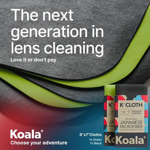 Vista 6 de Koala - Paño de limpieza de lentes Microfibra japonesa Paños de limpieza de lentes Limpiador de lentes Lentes, cámara, auriculares VR/AR