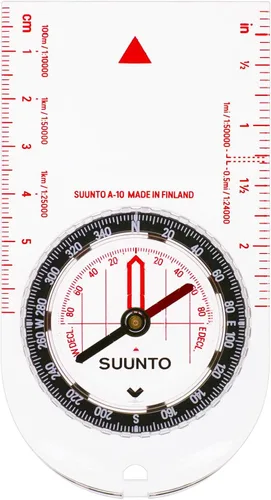 Suunto A-30 Brújula: Brújula compacta para senderismo con marcas luminosas en poca luz
