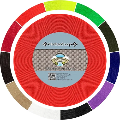 Vista 9 de Country Brook Design Cierre de velcro para coser no adhesivo de 2 pulgadas (beige, 5 yardas)