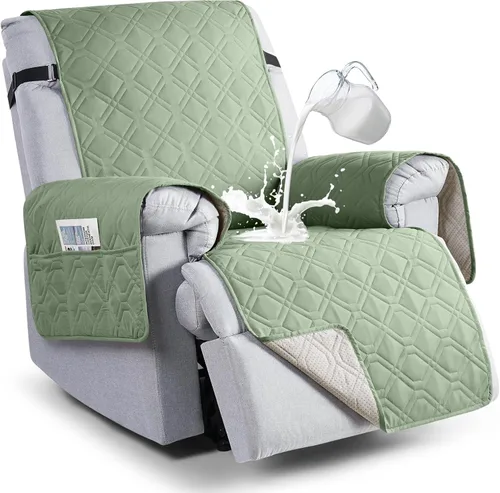 Vista 30 de VANSOFY Fundas 100% impermeables para sillas reclinables, funda antideslizante para silla reclinable para perros, protector de muebles, funda