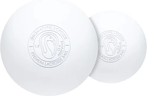 Vista 32 de Caja de 120 bolas de lacrosse CLA de alta calidad, color blanco, bolas de lacrosse sin olor químico, herramientas de liberación miofascial, rodillo
