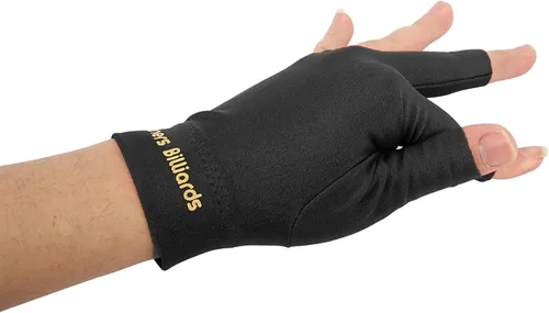 Guantes de billar para billar, 3 dedos para taco de billar, guantes deportivos para mano izquierda y derecha