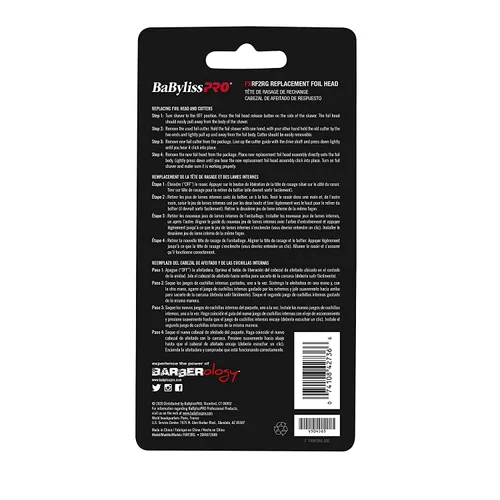 Vista 5 de BaBylissPRO Lámina y cortador de repuesto para máquinas de afeitar MetalFX de doble hoja