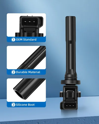 Vista 2 de ECCPP UF237 6 bobinas de encendido con 6 bujías de iridio para Tracker/XL-7 Grand Vitara V6 2004-2007 2.5L E525A GN10350 50072