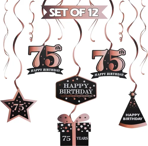 Vista 108 de LINGTEER - Set de banderines de decoración para cumpleaños