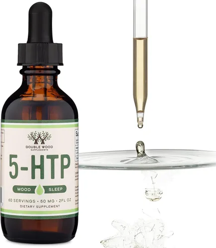 Vista 3 de Gotas líquidas 5HTP - Más absorbibles y eficaces que 5 cápsulas HTP (60 porciones de 50 mg 99% + 5-HTP) Suplemento de serotonina para el estado