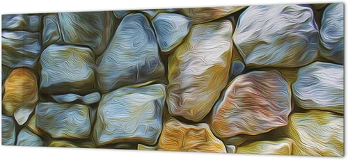 Vista 25 de Panel de cocina de cristal contemporáneo. Panel de pared de gran formato. Texturas de la serie BBS10B