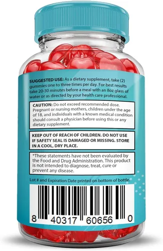 Vista 7 de Justified Laboratories Tru Bio Keto ACV Gummies Fórmula avanzada 1000 mg TruiBIo Keto Gummies Vinagre de sidra de manzana formulado con jugo