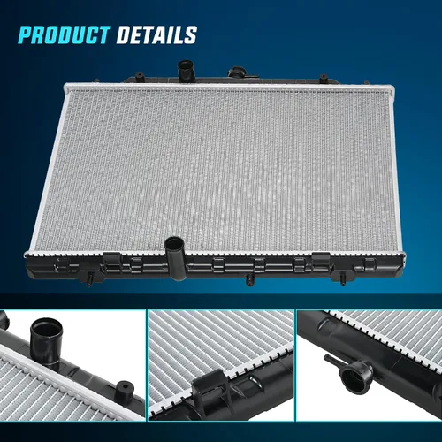 Vista 3 de Nilight Radiador para Nissan Rogue 2008 2009 2010 2011 2012 2013, Rogue Select 2014 2015 2.5L AWD FWD Performance Aluminio Reemplazo OEM