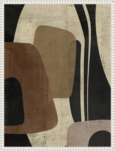 Vista 17 de Amanti Art Framed Canvas Wall Art 30x23 Retro Form Collage II by Victoria Barnes, Framed Wall Art Canvas, Abstract Artwork, Traditional Decor, Large