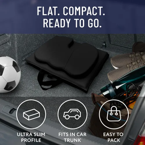 Vista 6 de Everlasting Comfort Asientos de estadio con soporte de respaldo, sillas de espuma viscoelástica ajustables con respaldo y cojín, portátil, cojín