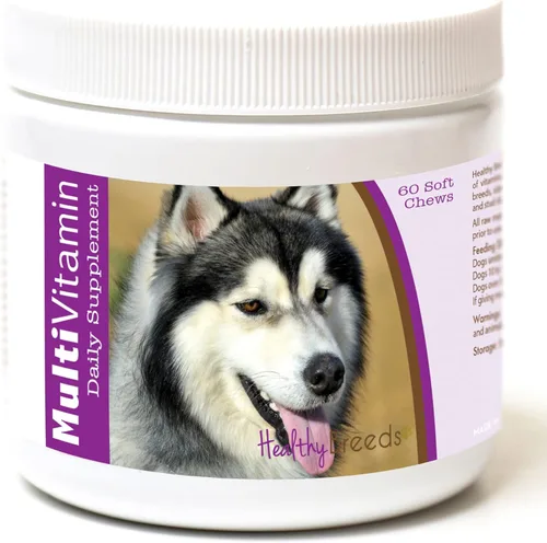 Vista 50 de Healthy Breeds Affenpinscher - Masticables blandos multivitamínicos, 60