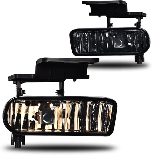 Vista 22 de CNNELL Conjunto de luces antiniebla compatible con Chevy Silverado 1500 2500 1999-2002, Chevy Silverado 3500 2001-2002, Chevy Suburban/Tahoe Lente