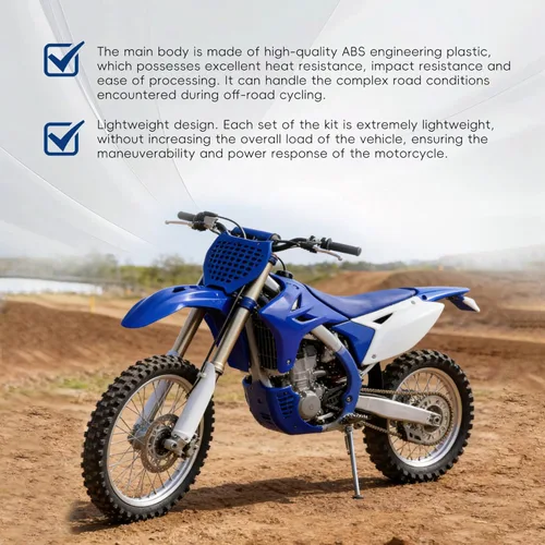 Vista 6 de Kit de carenado de cubierta lateral de guardabarros de plástico ABS para Yamaha TTR 50 TTR50 2006-2021