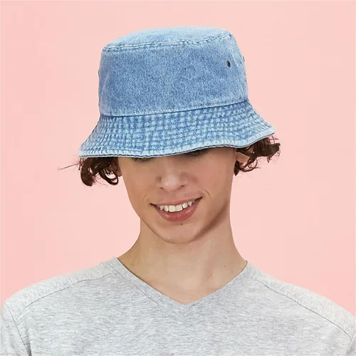 Vista 4 de The Hat Depot - Sombrero unisex, 100% algodón, 300N, fácil de guardar para viajar, playa y verano