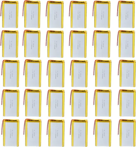 Vista 9 de 10X 3.7V 10000mAh 1160100 Lipo batería recargable de polímero de litio batería de iones con conector PH2.0.000 in JST