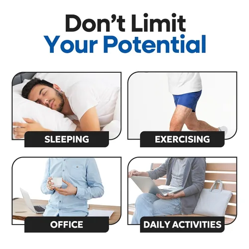 Vista 6 de Cinturón de hernia para hombres con soporte de hernia inguinal Armazón abdominal inferior para mujeres o hombres, cinturón de soporte para hernias